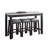 Phulkana 3 - Person Marble Top Four Leg Dining Set