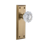 Grandeur Fifth Avenue Plate Pasage with Versailles Crystal Door Knob