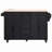 56.5" Kitchen Island with Drop Leaf, Power Outlet, Embossed Vertical Stripe Rolling Kitchen Cart on Wheels with 4 Doors , 5 Deep Drawers and Adjustable Shelves, for Kitchen, Dining Room-1075660643-1075660642