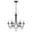 Lustre à six lumières de style chandelle Mbagaya-2057264768