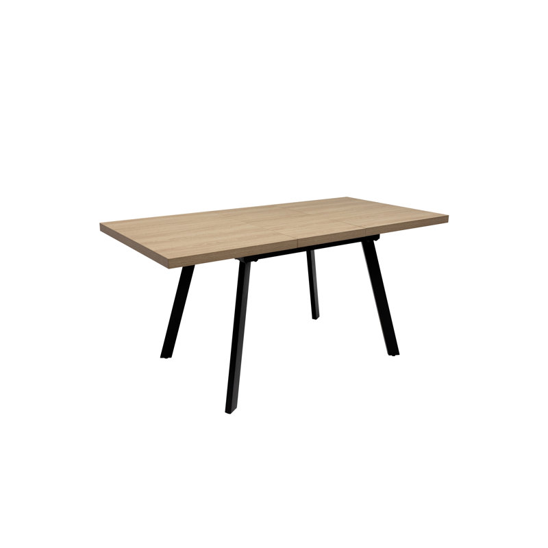 Roeli Extendable Metal Base Dining Table