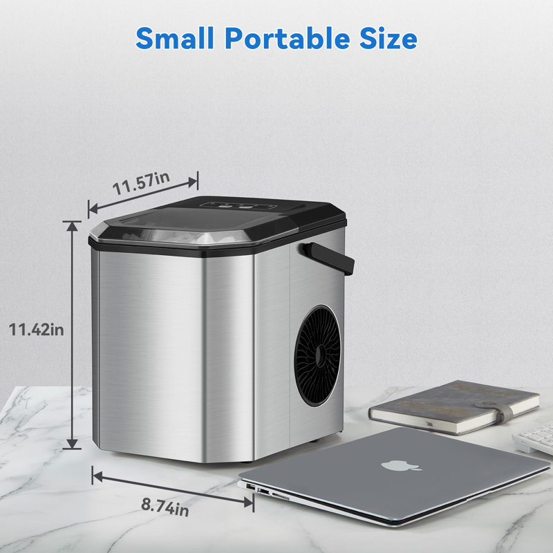 Babevy 26 Lb. Daily Production Bullet Ice Portable Ice Maker