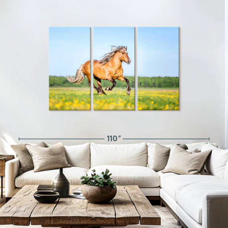 Cheval Bramom Palomino, H 48 po x l 74 po