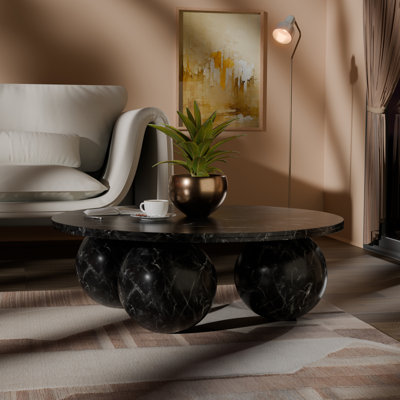 Hizki Marble Top Coffee Table