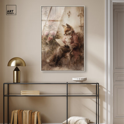 Marquis de mousse, reproduction murale encadrée de Pâques par Art Remedy, cadre argenté, 24 x 36
