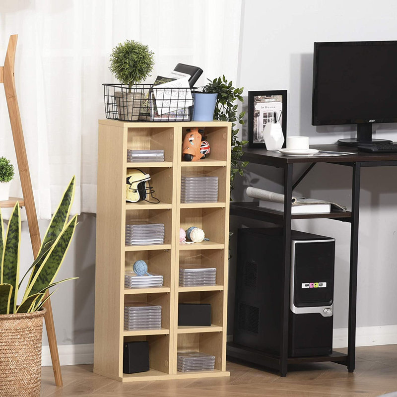 Ardavazt 88.5cm H Media Shelves, Brown