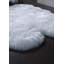 Celestia Solid Colour Quad Duck Egg Blue Sheepskin 105cm X 160cm Rug