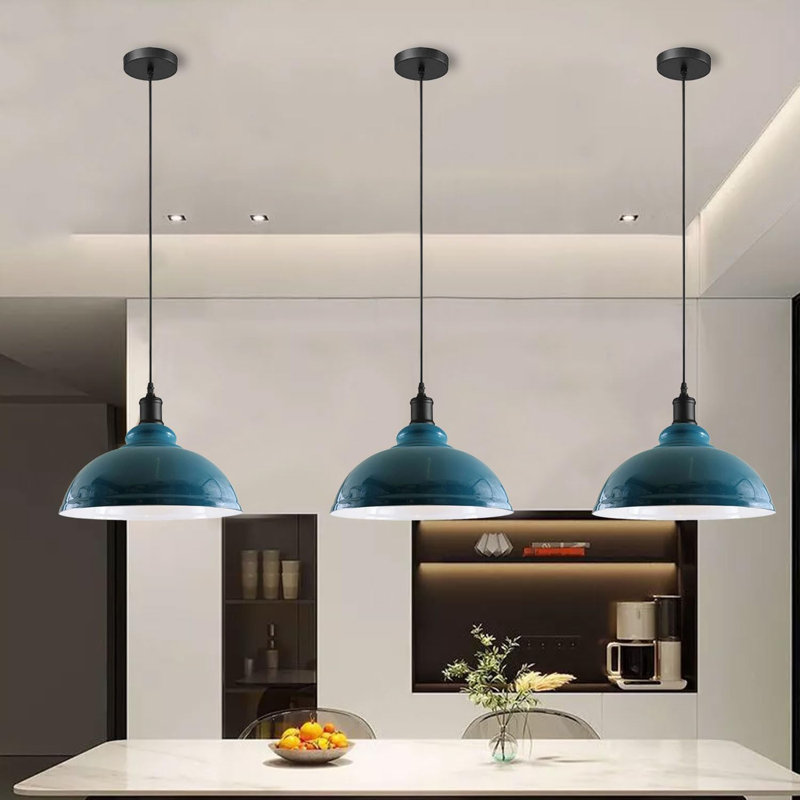 1 - Light Dome Pendant, Blue