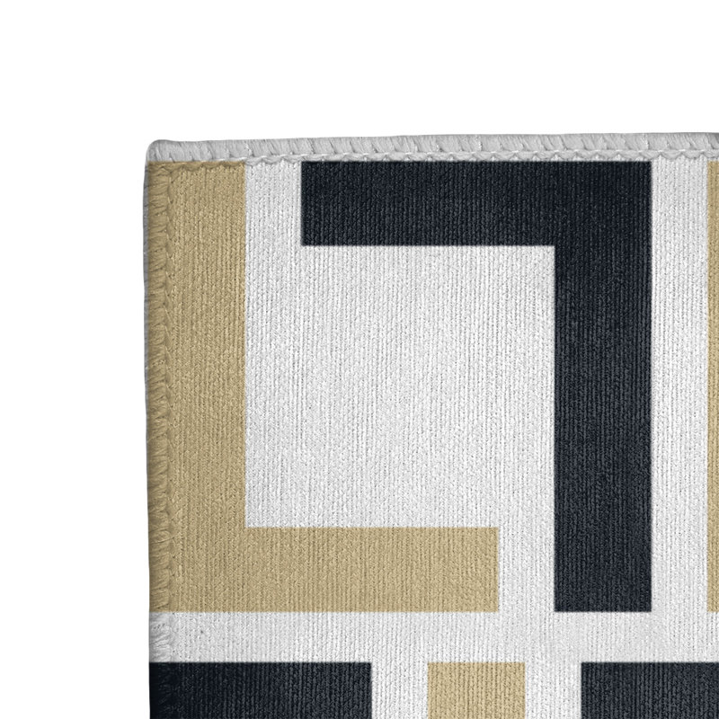 Geometric Indoor Rug, Rectangle 8' x 10'