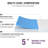Felstead 5 in. Gel Memory Foam-1892924249