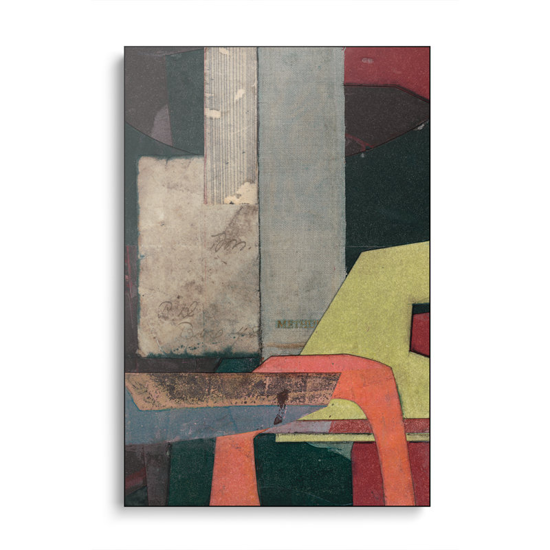 Reproduction d'art sur toile Steemplix, "Mid-Century Collage II" par Rob Delamater