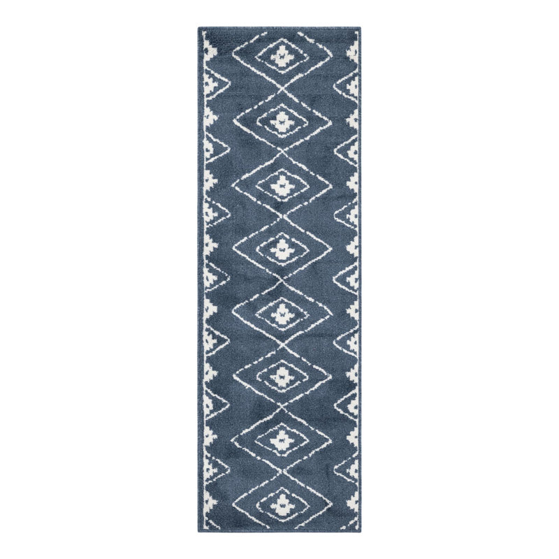 Latitude Run® Vefsna Nikolis Rug Blue, Runner 2' x 6'1"