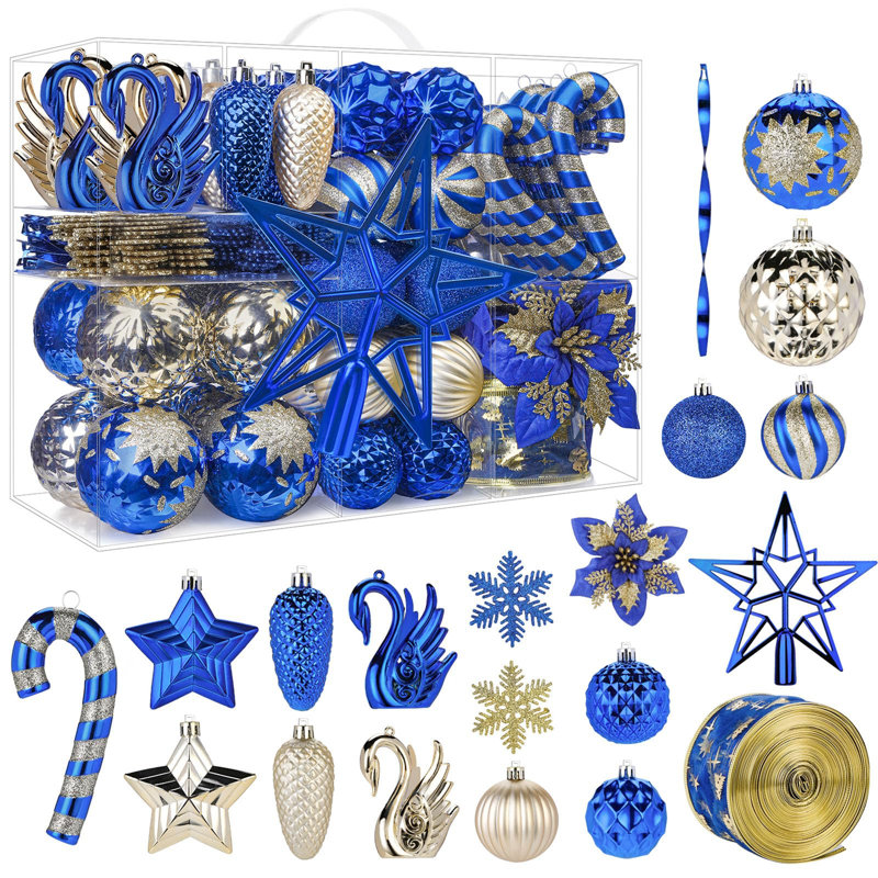Holiday Shaped Ornament, Blue
