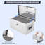 Boîte à outils 20 pouces en aluminium avec serrure et clés-436268374
