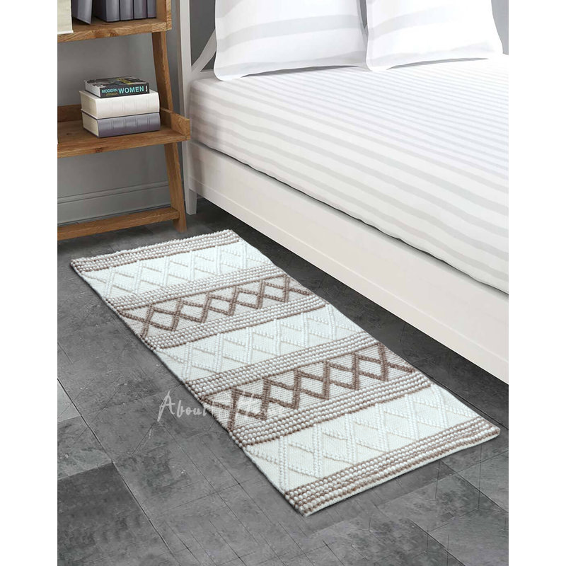 Tuule Geometric Hand Woven Indoor / Outdoor Area Rug, Rectangle 80cm x 150cm