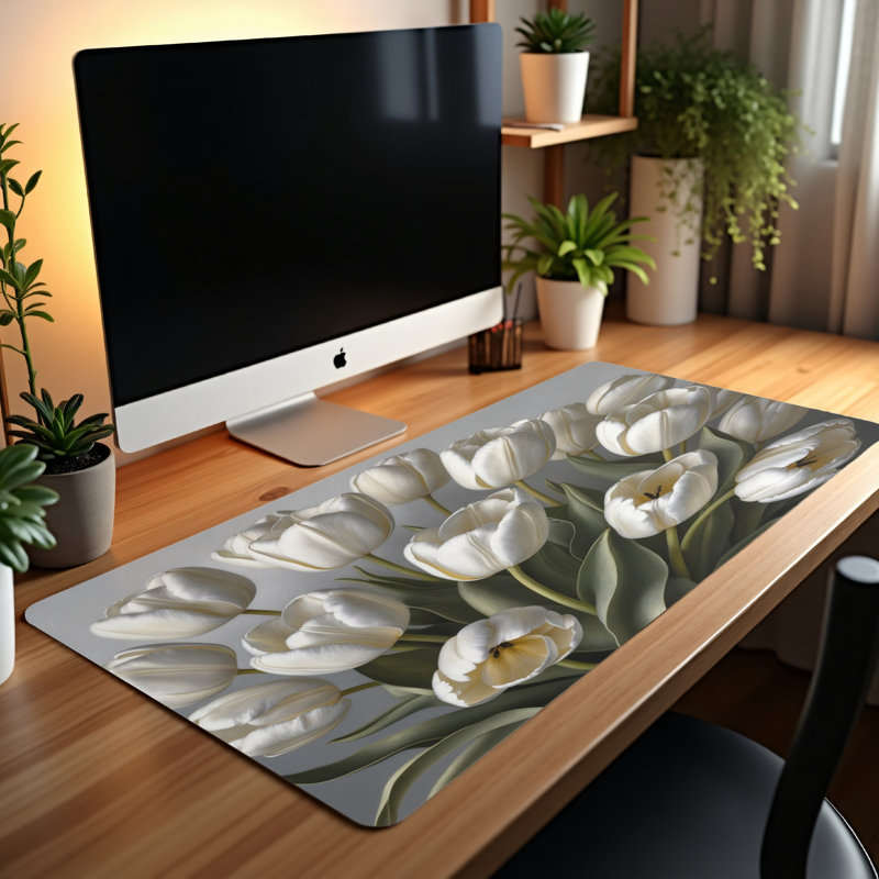 Polyester Desk Pad, 23.6x13.8