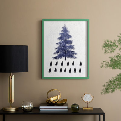 Reproduction encadrée - bois massif