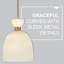 Luminaire suspendu opale Tallulah -111598910