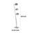 Jaelys Nickel Floor Lamp