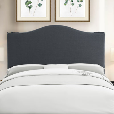 Tête de lit capitonnée et capitonnée, tête de lit en bois massif avec pieds en bois, tête de lit en tissu au design moderne