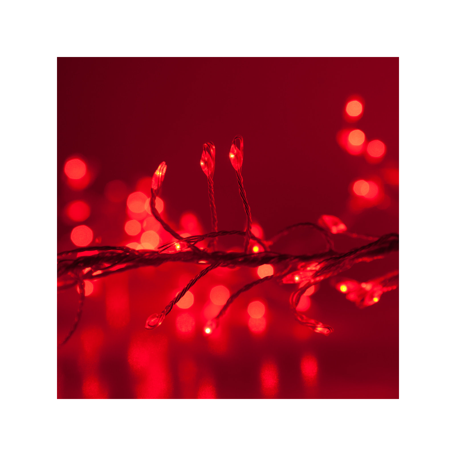 96'' LED String Lights, Red