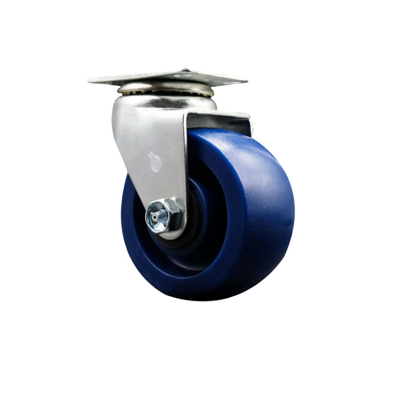 Solid Polyurethane Caster with Ball Bearing