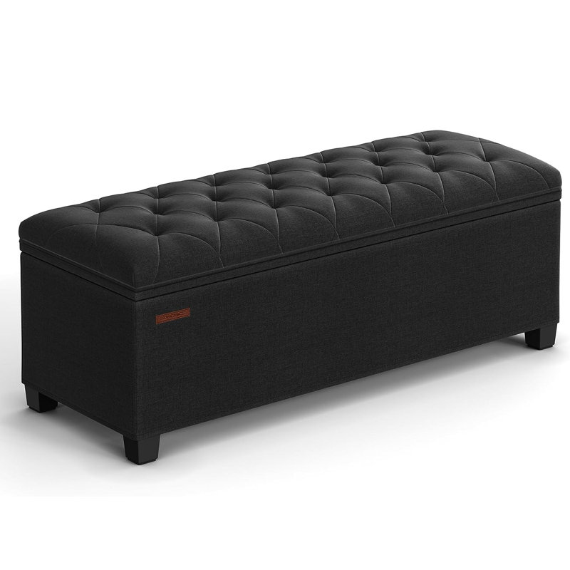 Banc de rangement rabattable