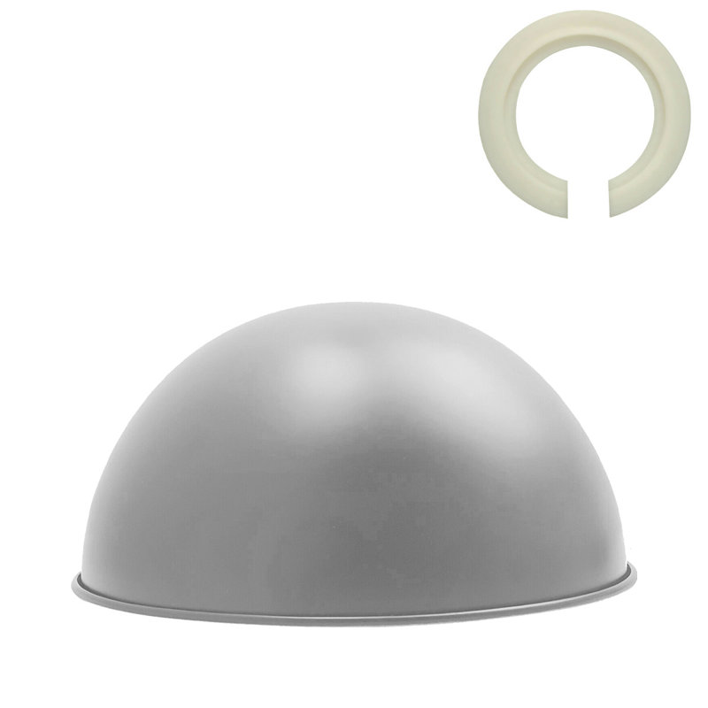 14 cm H Bowl Lamp Shade ( Uno ), Grey