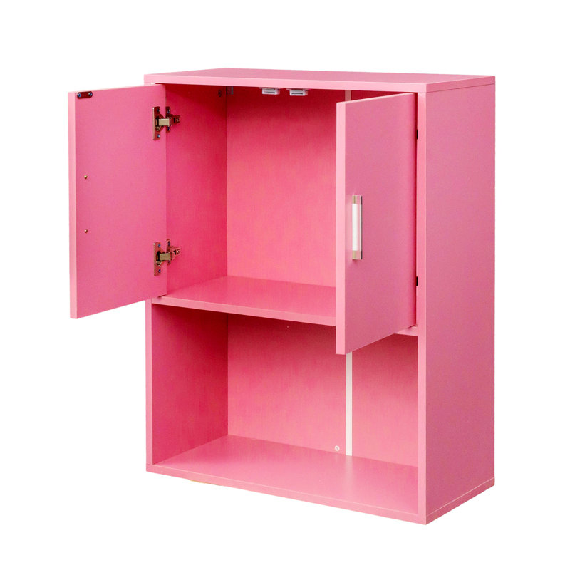 Armoire d'appoint Hasudin, Rose
