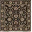 Manchuria Wool Oriental Area Rug in Beige/Black