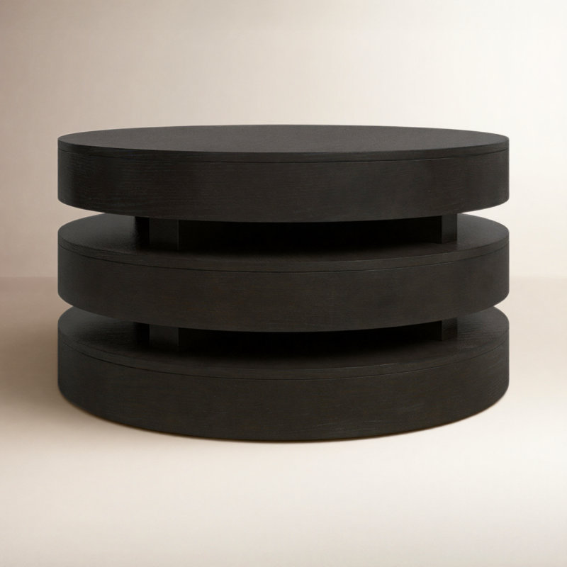 Givry Single Coffee Table, Espresso Wood