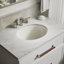Caxton Ceramic Oval Undermount Bathroom Sink-11145209
