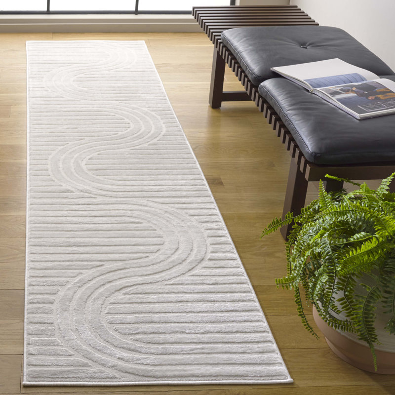 Tapis de couleur unie Abida 100 Performance, Tapis de couloir 2 pi x 8 pi