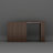 Modern Walnut Scalable Writing Desk With Spacious Drawers And Sleek Design