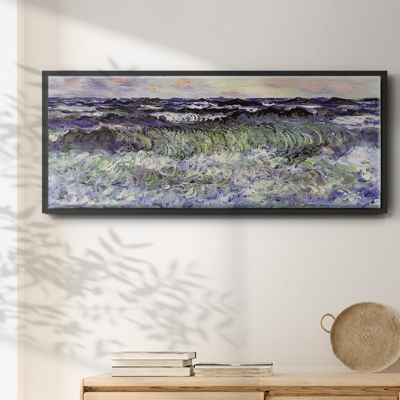 Sea Study, 1881- Framed Canvas, 24" H x 60" W
