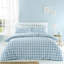 Seersucker Gingham Check Duvet Cover Set-94008316-94008317