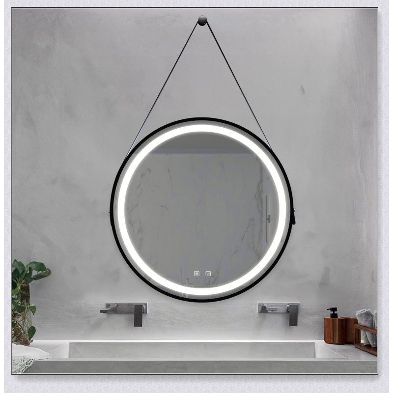 Miroir de salle de bain à DEL, 24 po X 24 po