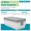Contenant de rangement sous le lit 52 qt Home Logic
