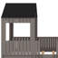 Wood Bunk Bed With Roof, Window, Guardrail-1492510295
