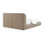 Lit en tweed EK Erica beige foncé, aucun outil requis, entièrement rembourré, bords arrondis-1366123984