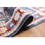 Tapis Aqua Rumi de style tribal du Sud-Ouest, bleu/ivoire/rouille-980304908-980304914