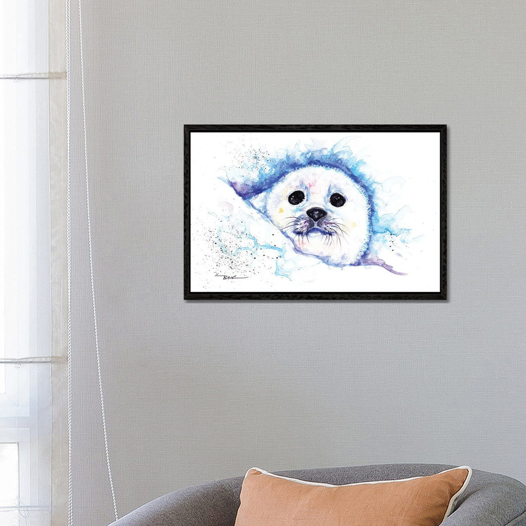 Pup - Floater Frame Gallery-Wrapped Canvas Giclée on Canvas