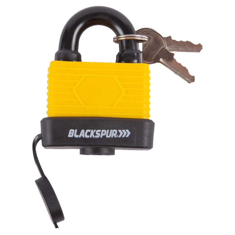 Steel Padlock, 12 H x 18 W x 4 D cm