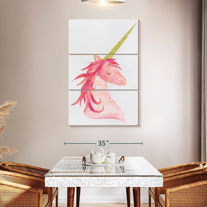 Ashelle licorne magique I, H 50 po x l 32 po