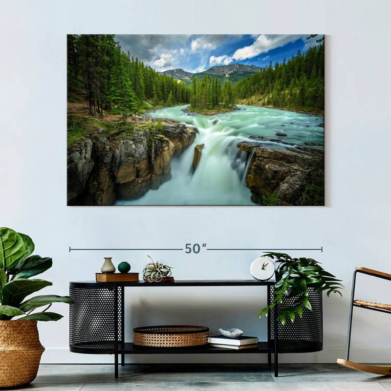 Cascades d'Alvord Upper Sunwapta, H 34 po x l 51 po
