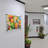 Floating Acrylic Wall Frame with Gold Stand Off Caps: 22" x 28" Graphic Size, Overall Frame Size: 26" x 32"