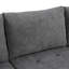Lit en U avec lit escamotable pour un espace de sommeil supplémentaire. Sièges spacieux, rembourrage confortable, structure et coussins surdimensionnés du salon. Tissu chenille facile à convertir-2083990116