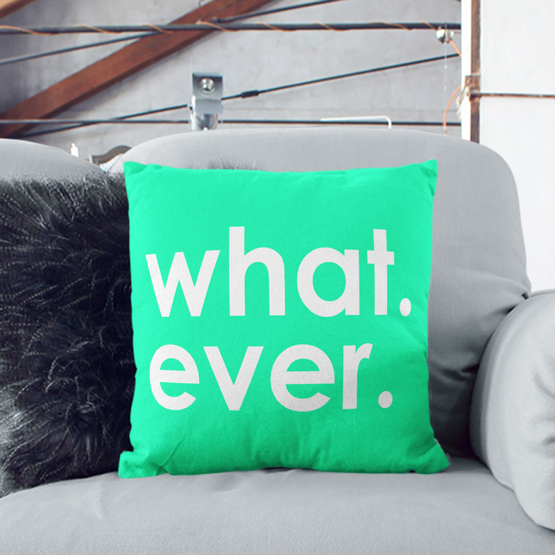 Whatever Mint Scatter Cushion, 55cm H x 55cm W x 20cm D