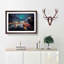 Moscow at Night - Picture Frame Painting Print-55581624-55581625