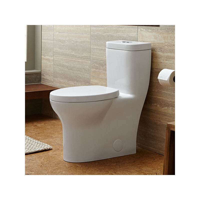 Equility Dual-Flush Elongated One-Piece Toilet (Seat Included)